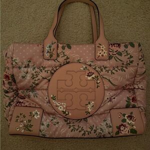 Tory Burch Floral Puffer Ella Tote